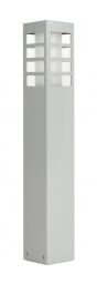 RADO III 2 AL Lampa stojąca słupek srebrny SU-MA - Mega RABATY W KOSZYKU %