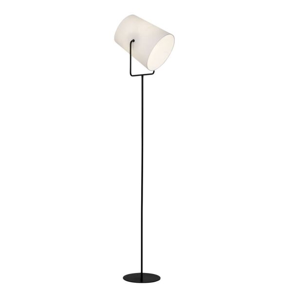 63158/76 Wiadro lampa stojąca 1-płomienna czarno / biała