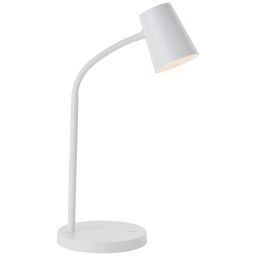 G93098/05 Lampa stołowa LED Illa z indukcyjną ładowarką biała Brilliant