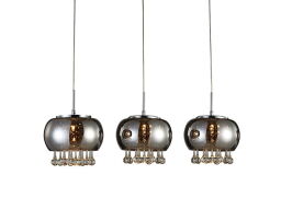 Lampa wisząca BURN 3 LINE chrom - kryształ AZ2454 Azzardo