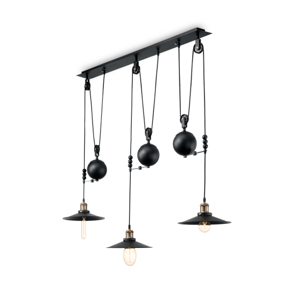 136349 Lampa wisząca up and down sp3 black Ideal Lux - Mega RABATY w koszyku %