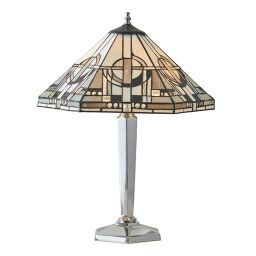 64260 Tiffany Metropolitan 2lt lampa stołowa Interiors1900 - rabaty 25% w koszyku