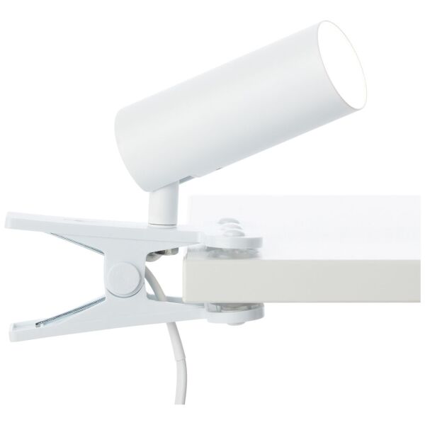 G83001/05 Lampa zaciskowa klips Soeren LED biała matowa od ręki