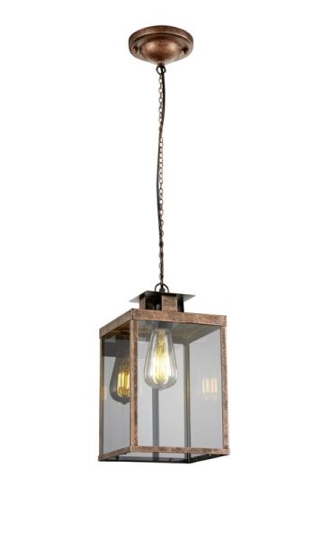 302600162 LAMPA WISZĄCA ELSA ANTYCZNA MIEDŹ od ręki 