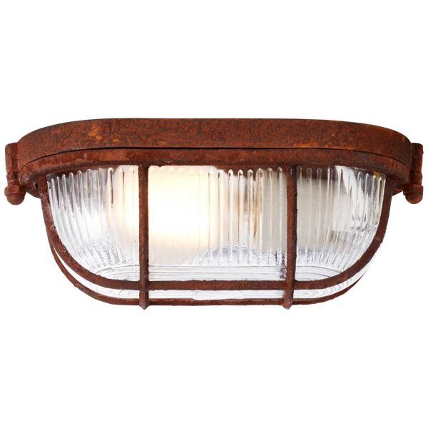 94458/60 Bobbi lampa ścienna i sufitowa 21 cm w kolorze rdzy