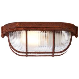 94458/60 Bobbi lampa ścienna i sufitowa 21 cm w kolorze rdzy