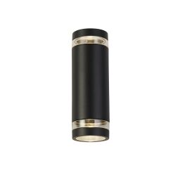 61100BK Austin Black Outdoor Up And Down Wall Light Searchlight