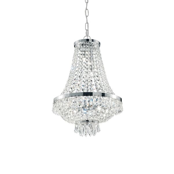 114279 Lampa wisząca caesar sp12 chrome Ideal Lux - Mega RABATY w koszyku %