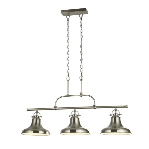 3193-3SS Dallas 3Lt Bar Lampa wisząca - antyczna Rouge Metal Searchlight