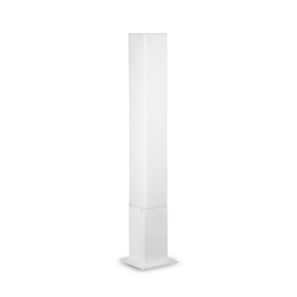 142999 Lampa stojąca edo outdoor pt1 square white Ideal Lux - Mega RABATY w koszyku %