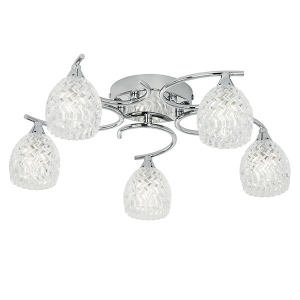 BOYER-5CH Plafon Boyer 5  semi flush Endon - MEGA rabaty w koszyku %