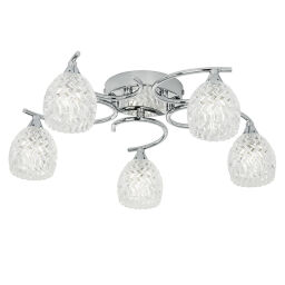BOYER-5CH Plafon Boyer 5  semi flush Endon - MEGA rabaty w koszyku %
