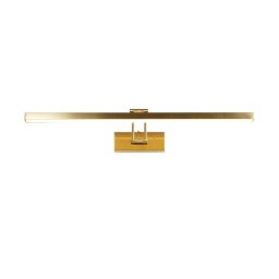 79825-60SB Rhodes Picture Light - Satin Brass Metal Searchlight