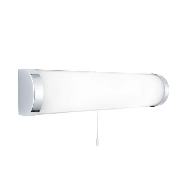 8293CC Poplar 2Lt łazienkowy Kinkiet - Chrome & szkło opal, IP44 Searchlight