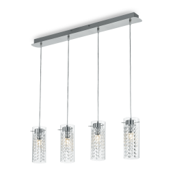 052373 Lampa wisząca iguazu' sp4 chrome Ideal Lux - Mega RABATY w koszyku %