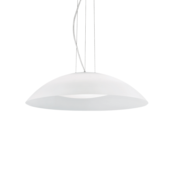 035727 Lampa wisząca lena sp3 d64 white Ideal Lux - Mega RABATY w koszyku %