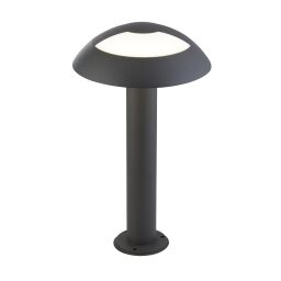 7264-450 Mushroom LED Słupek ogrodowy - Dark Grey & Opal Diffuser, IP44 Searchlight