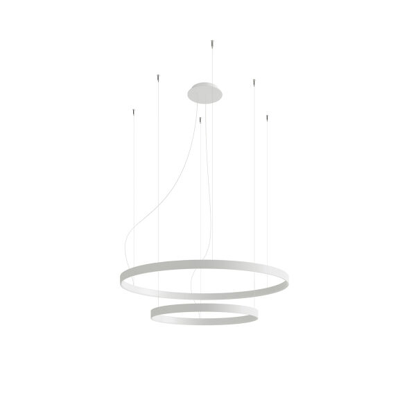 TH.178 Żyrandol RIO 2 55/78 biały LED 4000K Thoro Lighting - Mega RABATY W KOSZYKU %