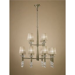 3870 Lampa wisząca MANTRA TIFFANY ANTIQUE BRASS 3870 Mantra - Mega RABATY w koszyku %