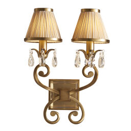 63539 Oksana antique brass 2lt Kinkiet Interiors1900 - MEGA rabaty w koszyku %