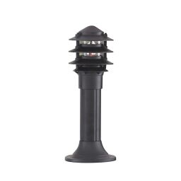 1075-450 Bollards 450mm Słupek ogrodowy - czarny Aluminium & szkło, IP44 Searchlight