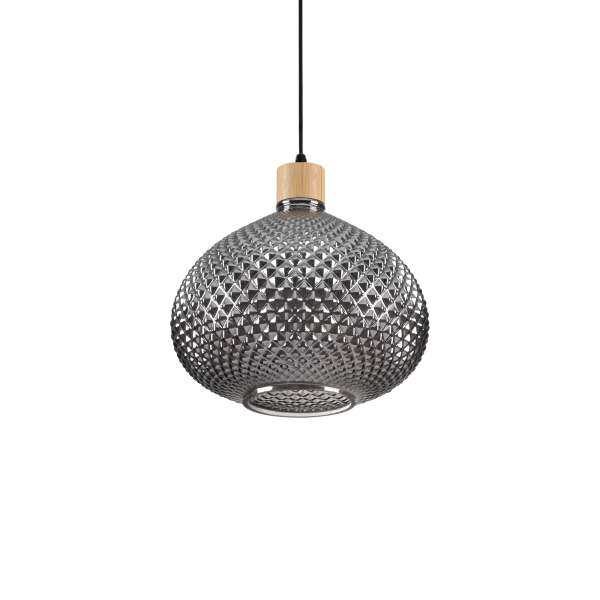 238920 Lampa wisząca bergen-3 sp1 smoky grey Ideal Lux - Mega RABATY w koszyku %