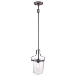 QZ-PENN-STATION-S-WT Penn Station 1L Mini lampa wisząca Elstead - Mega RABATY w koszyku %