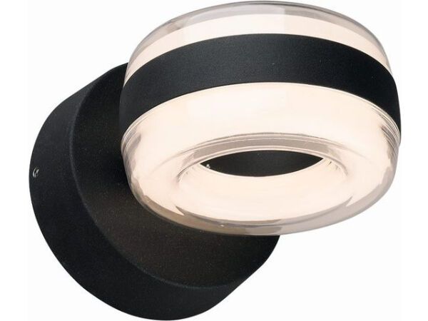 9117 Lampa zewnętrzna DONUT LED II black--rabaty 15% w koszyku