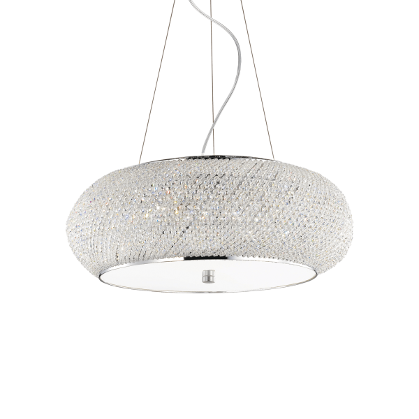 082196 Lampa wisząca pasha' sp10 chrome Ideal Lux - Mega RABATY w koszyku %
