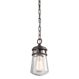KL-LYNDON8-S-AZ Lyndon 1 Light Small Chain Lantern — brąz architektoniczny Elstead - Mega RABATY w koszyku %