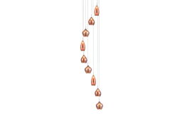 LAMPA WISZĄCA AMBER MILANO 9 BRASS AZ4014 Azzardo