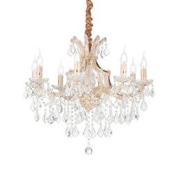 167398 Lampa wisząca napoleon sp8 gold Ideal Lux - Mega RABATY w koszyku %