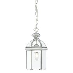 5131CC Bevelled Lantern Domed Lampa wisząca - Chrome & szkło Searchlight
