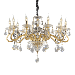 087771 Lampa wisząca negresco sp10 gold Ideal Lux - Mega RABATY w koszyku %