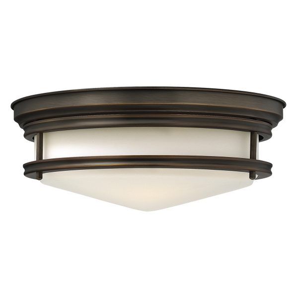 HK-HADLEY-F-OZ Hadley 3 Light Flush – Brąz wcierany olejem Elstead - Mega RABATY w koszyku %