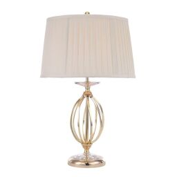 AG-TL-POL-BRASS Lampa stołowa Aegean 1 – polerowany mosiądz Elstead - Mega RABATY w koszyku %