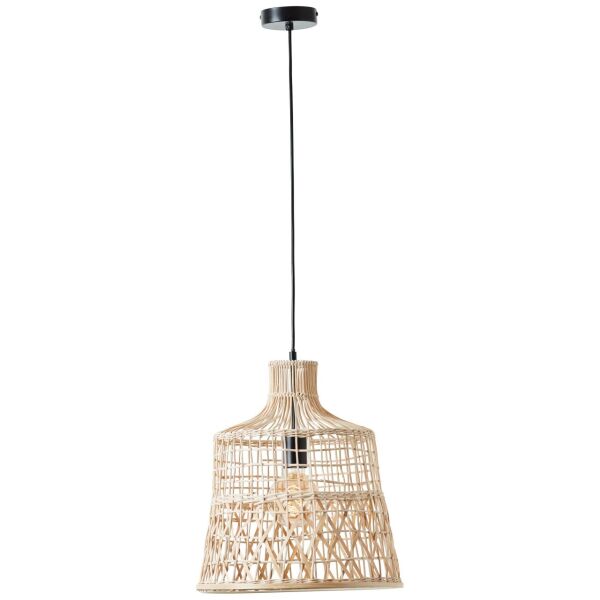 99551/09 Newbury Lampa wisząca 35 cm rattan Brilliant