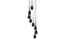 Lampa wisząca IZZA 8 czarna AZ0159 Azzardo