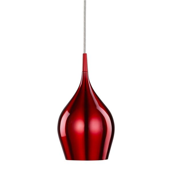 6461-12RE Vibrant Lampa wisząca - Red Aluminium Searchlight