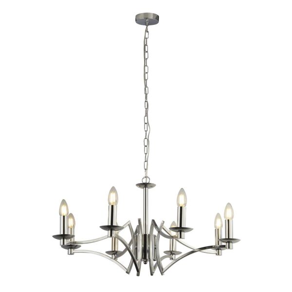 41312-8CC Ascot 8Lt Lampa wisząca- Chrome Searchlight