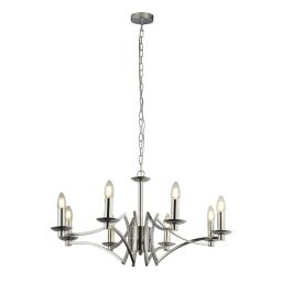 41312-8CC Ascot 8Lt Lampa wisząca- Chrome Searchlight