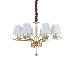 197739 Lampa stołowa pegaso sp8 satin brass Ideal Lux - Mega RABATY w koszyku %