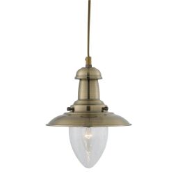 5787AB Fisherman Baby Lampa wisząca - antyczny mosiądz Searchlight