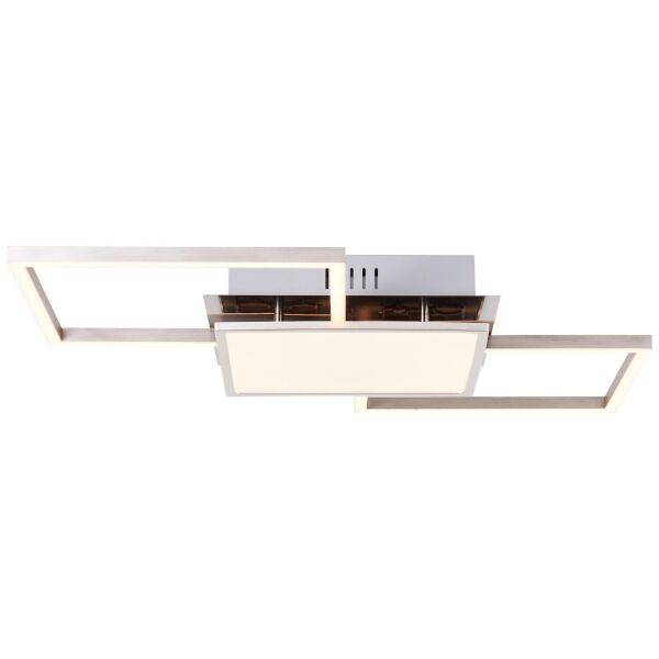 G99379/68 Zelia LED Lampa sufitowa 51x51cm 3flg nikiel  Brilliant