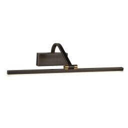 5551-51BG Bilbao LED Lampa galeryjka - czarny Brushed złoty Searchlight