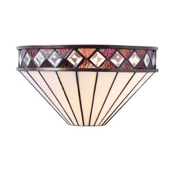 64149 Tiffany Fargo 1lt Kinkiet Interiors1900 - MEGA rabaty w koszyku %