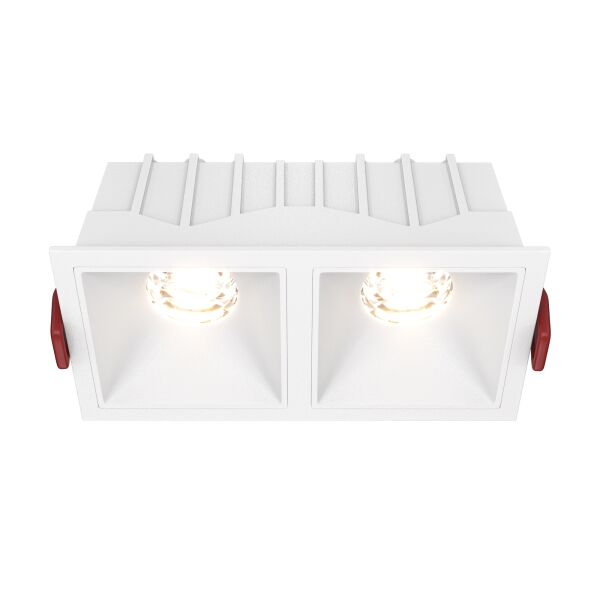 DL043-02-10W3K-D-SQ-W Lampa wpuszczana Alfa LED 3000K 2x10W 36° Dim Triac Maytoni - Mega RABATY % w koszyku