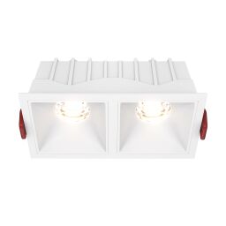 DL043-02-10W3K-D-SQ-W Lampa wpuszczana Alfa LED 3000K 2x10W 36° Dim Triac Maytoni - Mega RABATY % w koszyku