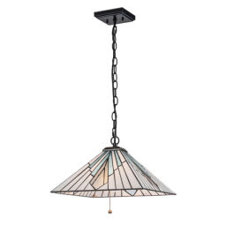 TF-ALDERLEY-P Lampa wisząca Alderley –  1 źródło światła – Vintage brąz Elstead  - Mega RABATY w koszyku %