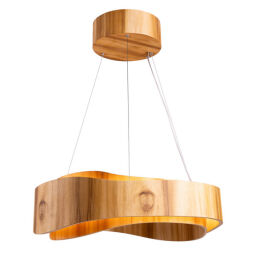 QN-HORIZON-RING-LED-60-TEAK Średnia lampa wisząca LED Horizon Elstead  - Mega RABATY w koszyku %